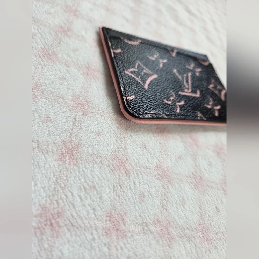 Louis Vuitton Porto Cult Side Up Card Case – Black/Pink Monogram (BNIB)